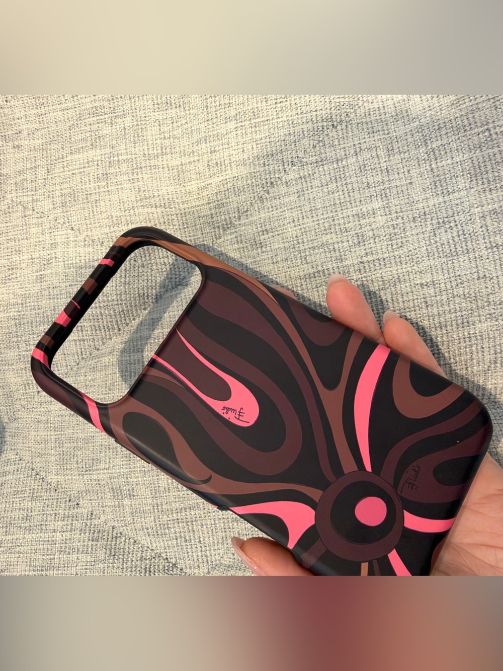 Pucci iPhone 17/18 Pro Max Marmo Print Case